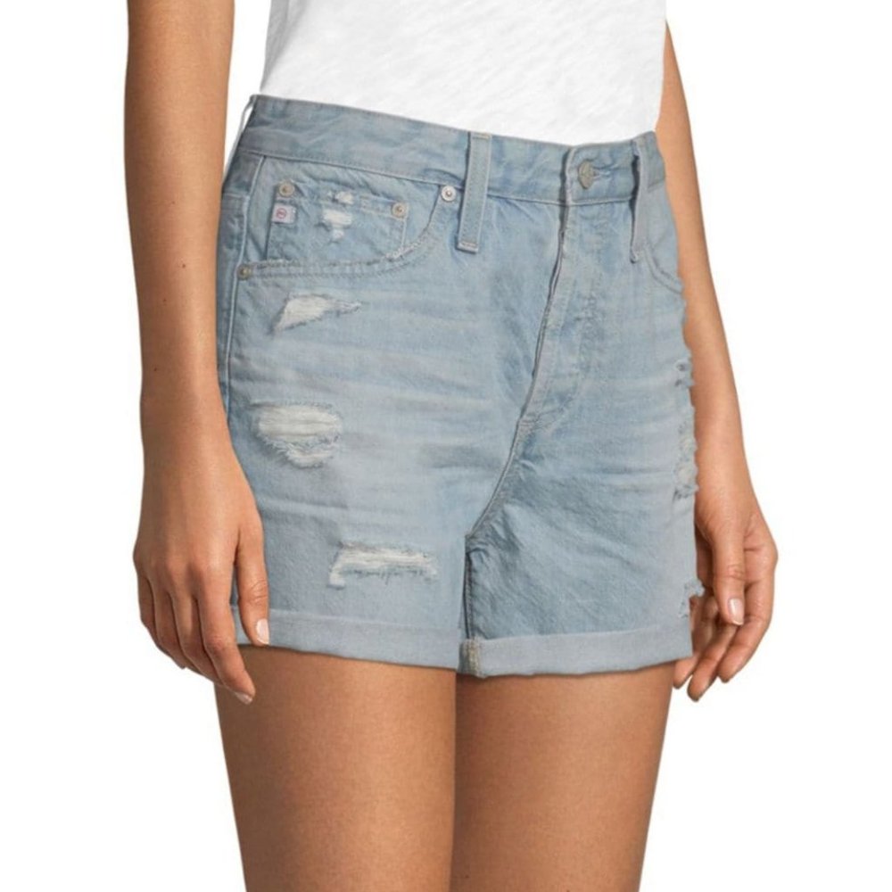 AG Jeans Alex Cut-Off Jean Shorts 26 (2-4) - Picture 3 of 5